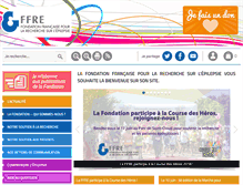 Tablet Screenshot of fondation-epilepsie.fr